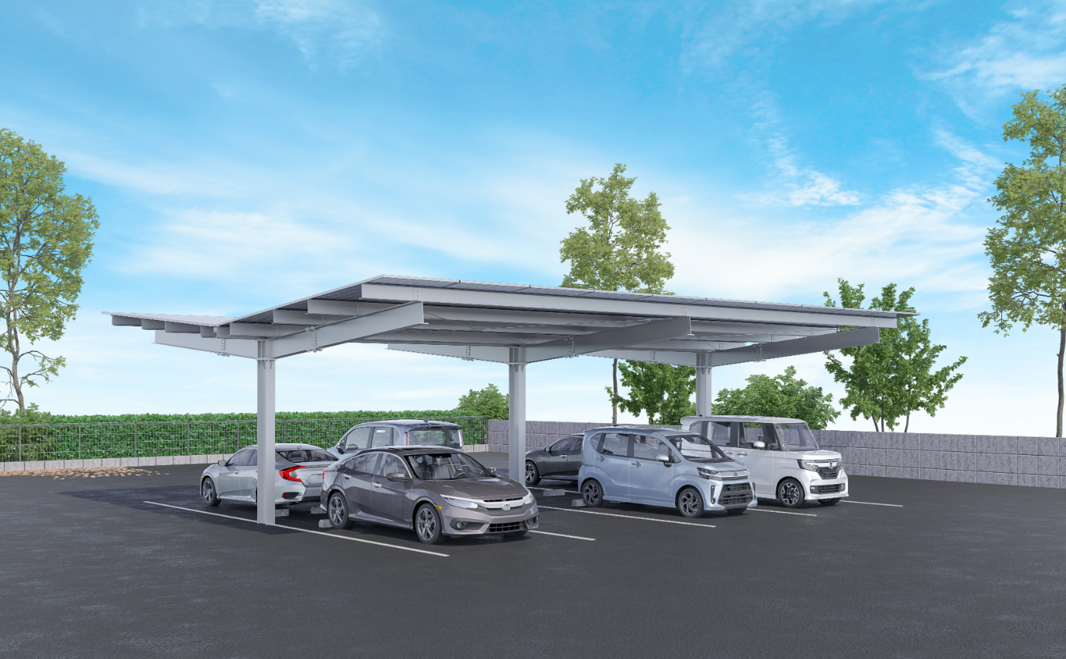 産業用ソーラーカーポート-RBI SOLAR株式会社