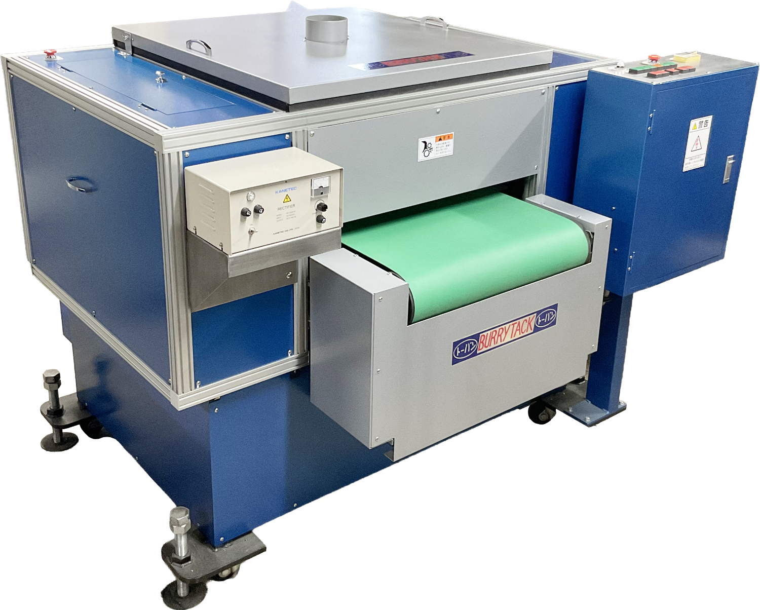 Deburring machine for plated steel plate BURRY TACK PB type-Toban Industries Co., Ltd.