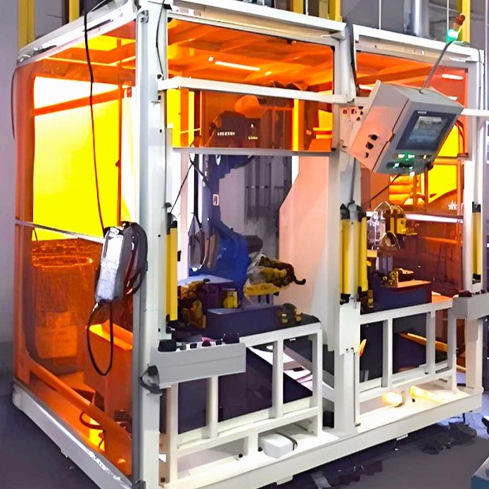 FA system 6 -sided jig robot/arc welding system-Kotobuki Environmental Equipment Co., Ltd.