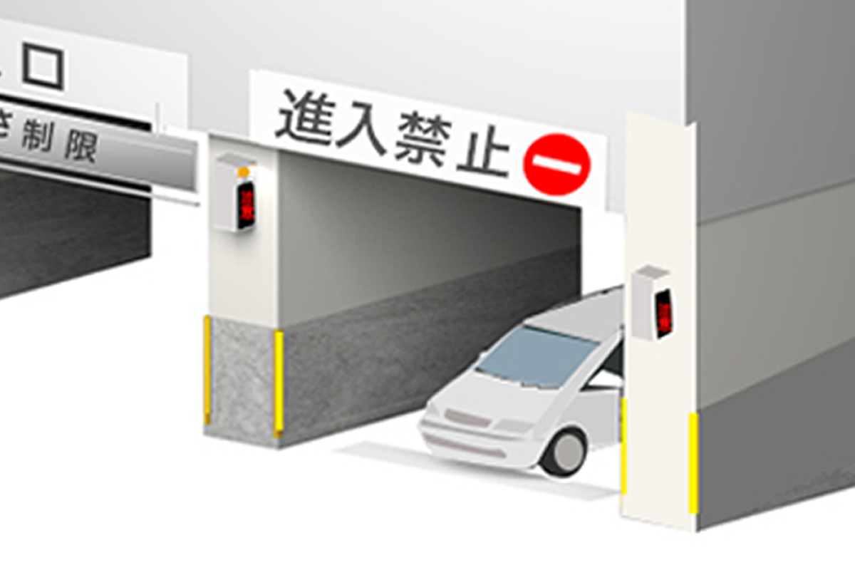 出庫警報システム【出入口幅4m以下】屋内天井吊り下げ型-株式会社ハックスター