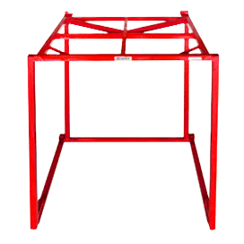 逆ネステナー・逆ネスラック・逆ネスティングラック 収納の効率化と自由なレイアウトを実現できる多段積みの棚-NRP357L