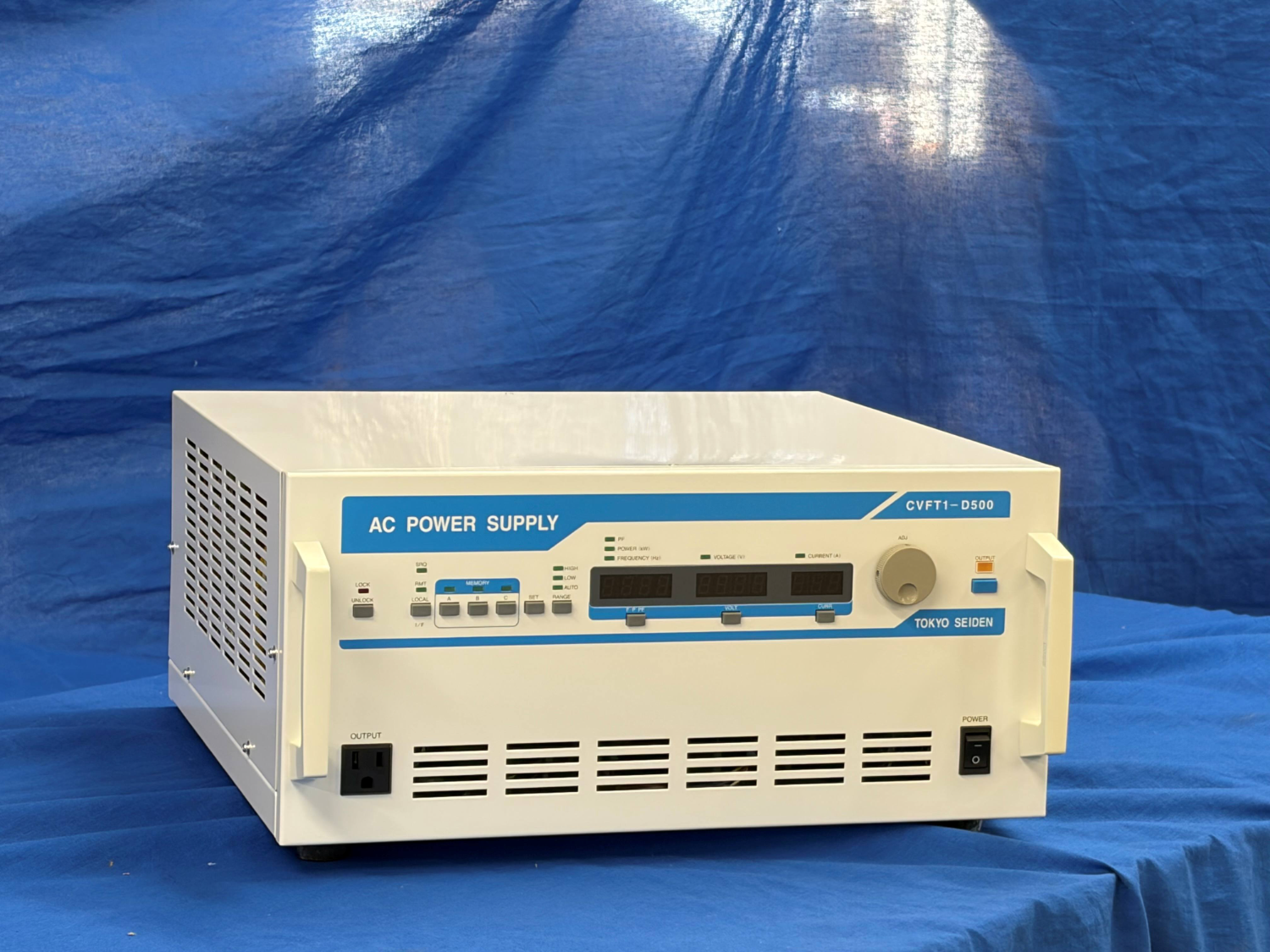 Power supply Standard power supply Constant voltage low distortion frequency variable (~1000Hz) CVFT-D series-Tokyo Seiden Co., Ltd.