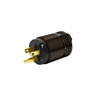 電源プラグ (125V・15A) 「ARMOREDシリーズ」AP-029 黄銅 無メッキバレル研磨-株式会社小柳出電気商会