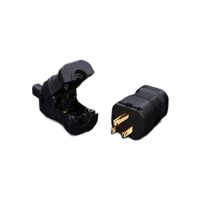 電源プラグ (125V・15A) 24K金メッキ電源プラグ FI-15M Plus (G)-株式会社小柳出電気商会