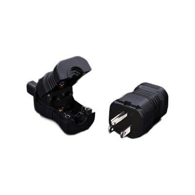 電源プラグ (125V・15A) ロジウムメッキ電源プラグ FI-15M Plus (R)-株式会社小柳出電気商会