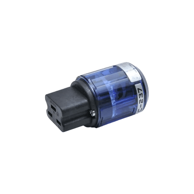 20A対応プラグ/コネクタ 20A IECコネクター (厚肉シルバー+パラジウムメッキ) C-237-株式会社小柳出電気商会