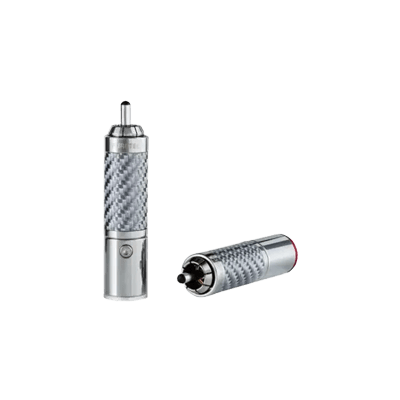 RCAコネクター ハイエンド・グレード RCAプラグ (2本1組) CF-102 NCF (R)-株式会社小柳出電気商会