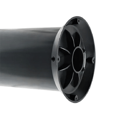 型枠 擁壁の水抜きパイプ取り付け施工が簡単です。エースぱっくん【垂直】-株式会社アークエース