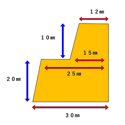 型枠 コンクリート構造物のひび割れを誘発して耐久性を向上します。発泡二段目地棒 (S)-株式会社アークエース