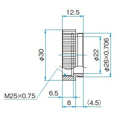 アプリケーションシステム Viewing 対物レンズ取付ネジ変換リング CR26-25-シグマ光機株式会社