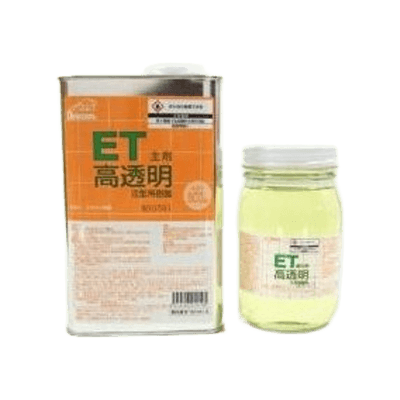 補修剤・潤滑剤 ET 高透明注型用樹脂 12.0kg (1.2kg×10セット)-神田機工株式会社
