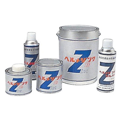 亜鉛末防錆塗料 ヘルメジンク シルバー 5kg 缶入 (シルバー色)-神田機工株式会社