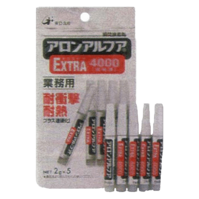 補修剤・潤滑剤 アロンアルファ エクストラ4000 (耐熱・耐衝撃型) AA-4000-02AL5-神田機工株式会社