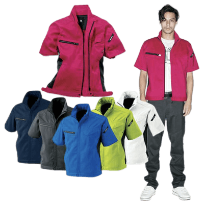 作業服 (春夏) 上着・アウター 藤和 TS Design AIR ACTIVE ショートスリーブジャケット 8156-TRYS株式会社
