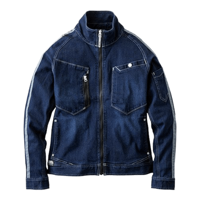 作業服 (秋冬・通年) デニム作業着 寅壱 TORA デニム長袖ブルゾン 8990-124-TRYS株式会社
