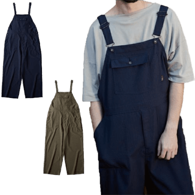 作業服 (春夏) つなぎ・サロペット (オーバーオール) クレヒフク ワイドサロペット 30172-TRYS株式会社