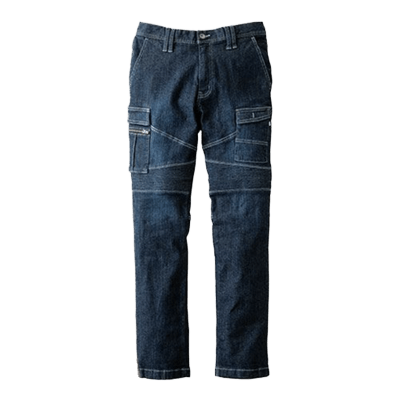 作業服 (秋冬・通年) デニム作業着 寅壱 TORA デニム蛇腹カーゴパンツ 8930-219-TRYS株式会社