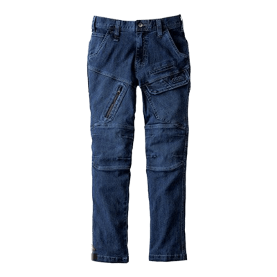 作業服 (秋冬・通年) デニム作業着 寅壱 TORA デニムカーゴパンツ 8910-219-TRYS株式会社