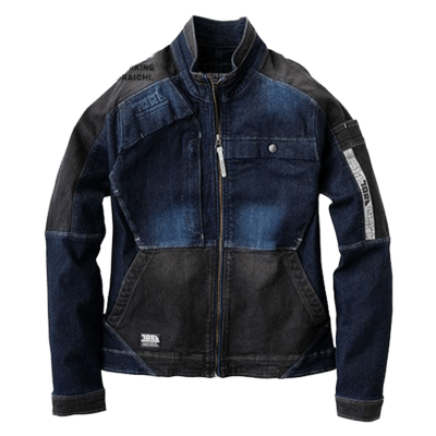 作業服 (秋冬・通年) デニム作業着 寅壱 TORA デニムブルゾン 8840-124-TRYS株式会社