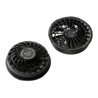 空調作業服 ファン クロダルマ AIR SENSOR KS-60シリーズ ファン (2個) 2024年モデル-TRYS株式会社