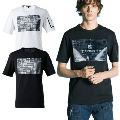 Tシャツ アイズフロンティア 接触冷感ダブルフェイスCVC半袖クルーネックシャツ #008-TRYS株式会社