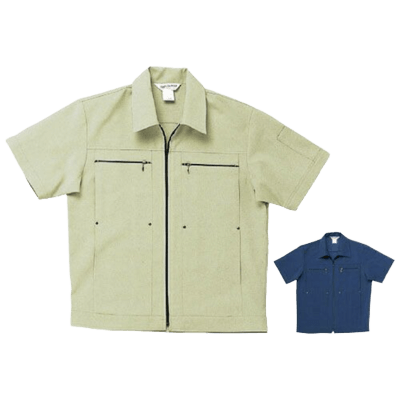 ジップアップシャツ 中塚被服 Gシャツ T54-TRYS株式会社