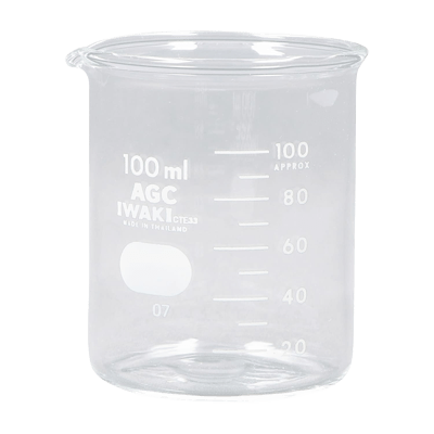 臨床・病理検査機器 ビーカー (ガラス製) 100ML (55X70MM)-松吉医科器械株式会社