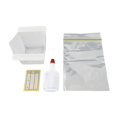 臨床・病理検査機器 採尿検査キット (健診用) 採尿瓶タイプ 1010-02 (500イリ)-松吉医科器械株式会社