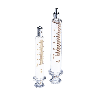 看護処置器具 硝子注射筒 (白硬) ロック先 浣腸器 10本-松吉医科器械株式会社