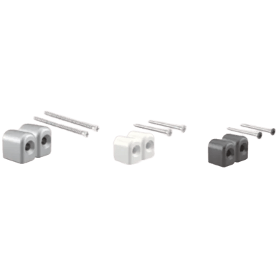 ロイヤル・シューノ商品 (店舗什器備品) シューノ32 サポートキャップビスセット (コノ字型シングル用)-加藤金物株式会社