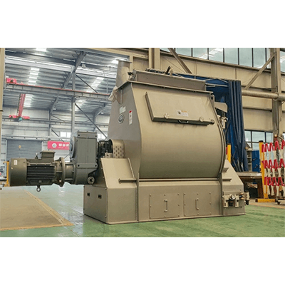 シングルシャフトパドルミキサー 動物飼料1トンパドルミキサーフィードミキサーマシン-Xinxiang Hexie Feed Machinery Manufacturing Co.Ltd.