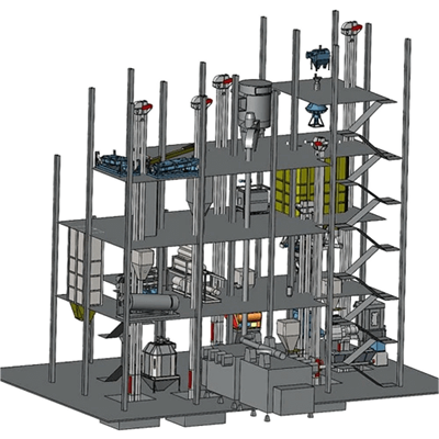 供給生産ライン 自動ブロイラー/鶏/家禽飼料生産ライン-Xinxiang Hexie Feed Machinery Manufacturing Co.Ltd.
