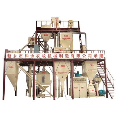 供給生産ライン 完全な牛飼料ペレット生産ラインプラント-Xinxiang Hexie Feed Machinery Manufacturing Co.Ltd.