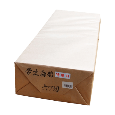 学生白菊書初め用紙 (特厚口) 六ツ切 1,000枚-協和貿易株式会社