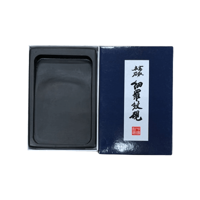硯・墨池 細羅紋硯 長方 6吋-協和貿易株式会社