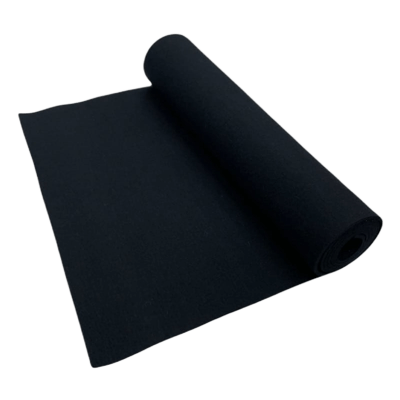 下敷 半切判 フェルト (45cm×150cm) 黒色3mm厚-協和貿易株式会社