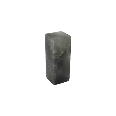 篆刻印材 巴林黒凍章 1.5cm×4.0cm-協和貿易株式会社