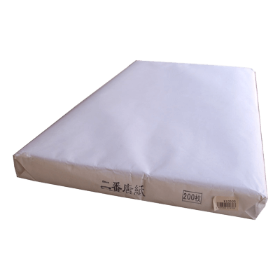 漢字用画仙紙 二番唐紙 全紙 200枚 (62cm×142cm)-協和貿易株式会社