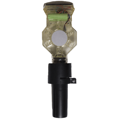 円形 ソーラー式工事灯・幅83mm (黄回転点灯・カットコーン・単管等用)-株式会社JGサービス