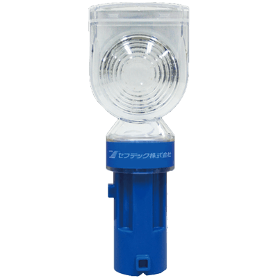 円形 同期点滅ソーラーLED保安灯・幅75mm (点滅赤/緑) JGS-098-002-株式会社JGサービス