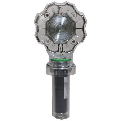 電池式 閃光灯・赤/緑点滅・直径123mm (単1電池2本別売) JGS5-042-株式会社JGサービス