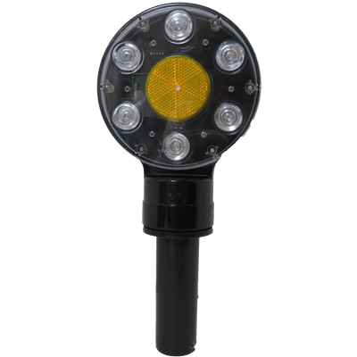 同期点滅電池式工事灯・Φ140 (赤/白点滅・フラッシュアイ) JGS5-052-株式会社JGサービス