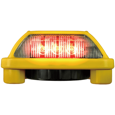 電子発煙筒 (LED1面発光型・マグネット/電池式/盗難防止フック/ビス付属・ニコハザード)-株式会社JGサービス