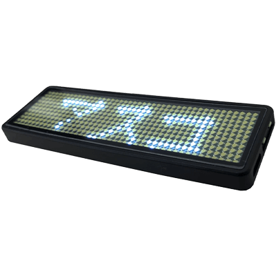 LED表示板 LED Name Badge・93mm×29mm-株式会社JGサービス