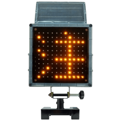 ソーラーLED表示板 (充電用ACアダプター・連結コード2m付属/シングルサイン) JGS-829-001-株式会社JGサービス