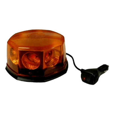 円筒形 LEDネオパトロール・アンバー (強力マグネット付・コード3m・DC12V/DC24V兼用) JGS-414-株式会社JGサービス