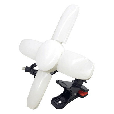 小型投光器 スーパールミネX・75W・8,500Lm (明るさ切替式/開閉式・マグネット付/大型クリップ採用) JGS-940-004-株式会社JGサービス
