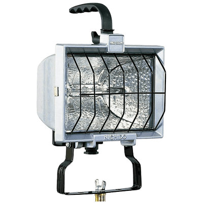 500Wハロゲン灯光器 (100V-500W・防雨型) JGS1-066-株式会社JGサービス