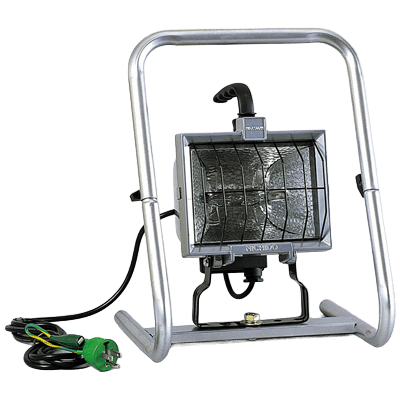 スタンド式500Wハロゲン灯光器 (100V-500W・防雨型) JGS1-068-株式会社JGサービス