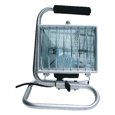ハロゲン灯灯光器・スタンド式 (500W・コード5m) JGS1-079-株式会社JGサービス